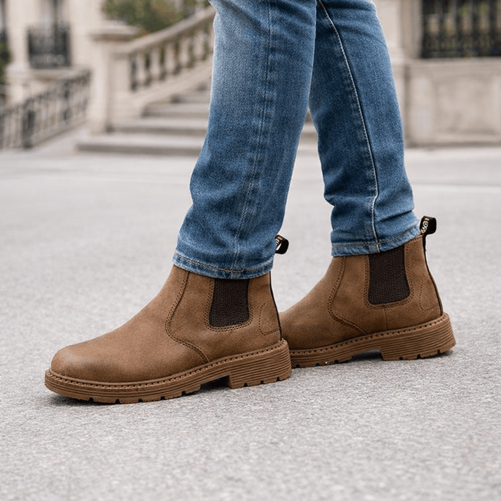 OrthoRelief Steel Toe Waterproof Boots – All-Day Orthopedic Comfort