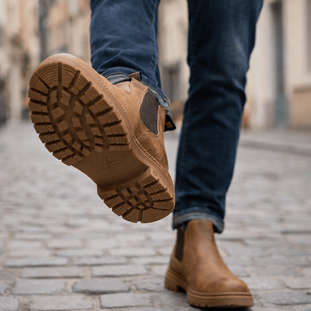 OrthoRelief Steel Toe Waterproof Boots – All-Day Orthopedic Comfort