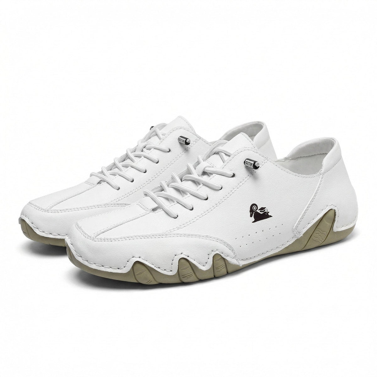 OrthoRelief White / 35 (UK 2.5) Orthopedic Leather Shoes for Men – All-Day Comfort