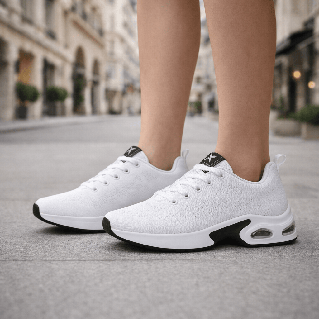 OrthoRelief White / 35 (UK 2.5) Orthopedic Running Shoes – Effortless Comfort Outdoors