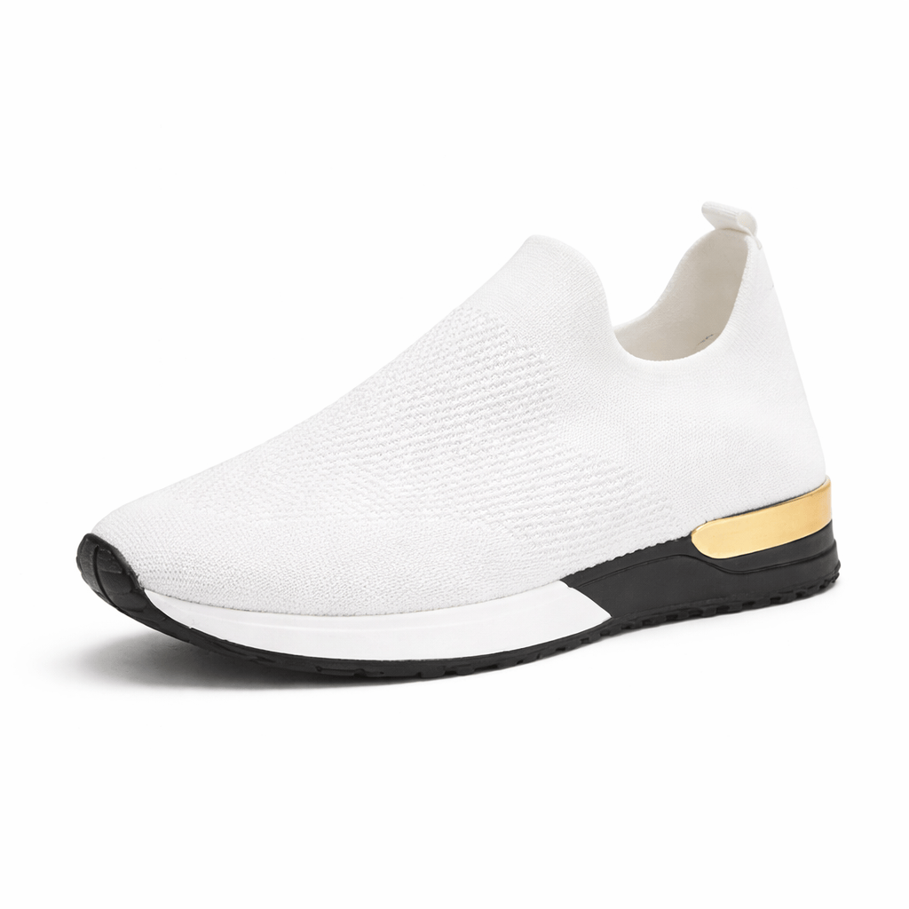 OrthoRelief White / 35 (UK 2.5) Orthopedic Slip-On Sneakers – All-Day Comfort & Breathable