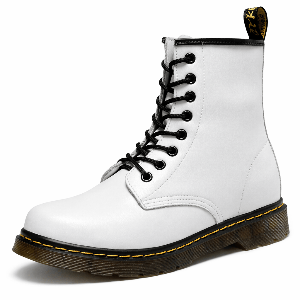 OrthoRelief White / 35 (UK 3) Classic British Martin Boots – Orthopedic All-Day Comfort