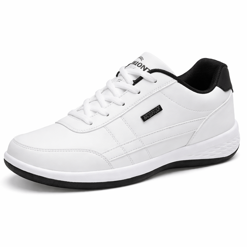 OrthoRelief White / 39 (UK 6) Designer Casual Shoes – Orthopedic Ease for Men